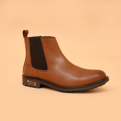 Chelsea Boots with Genuine Leather Upper