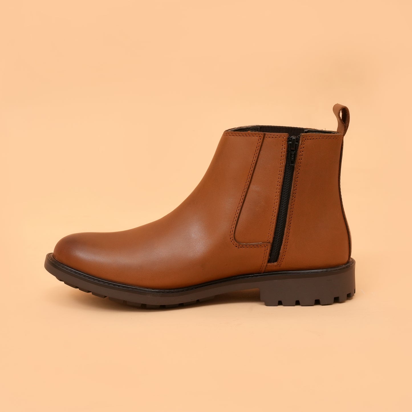 Chelsea Boots with Genuine Leather Upper