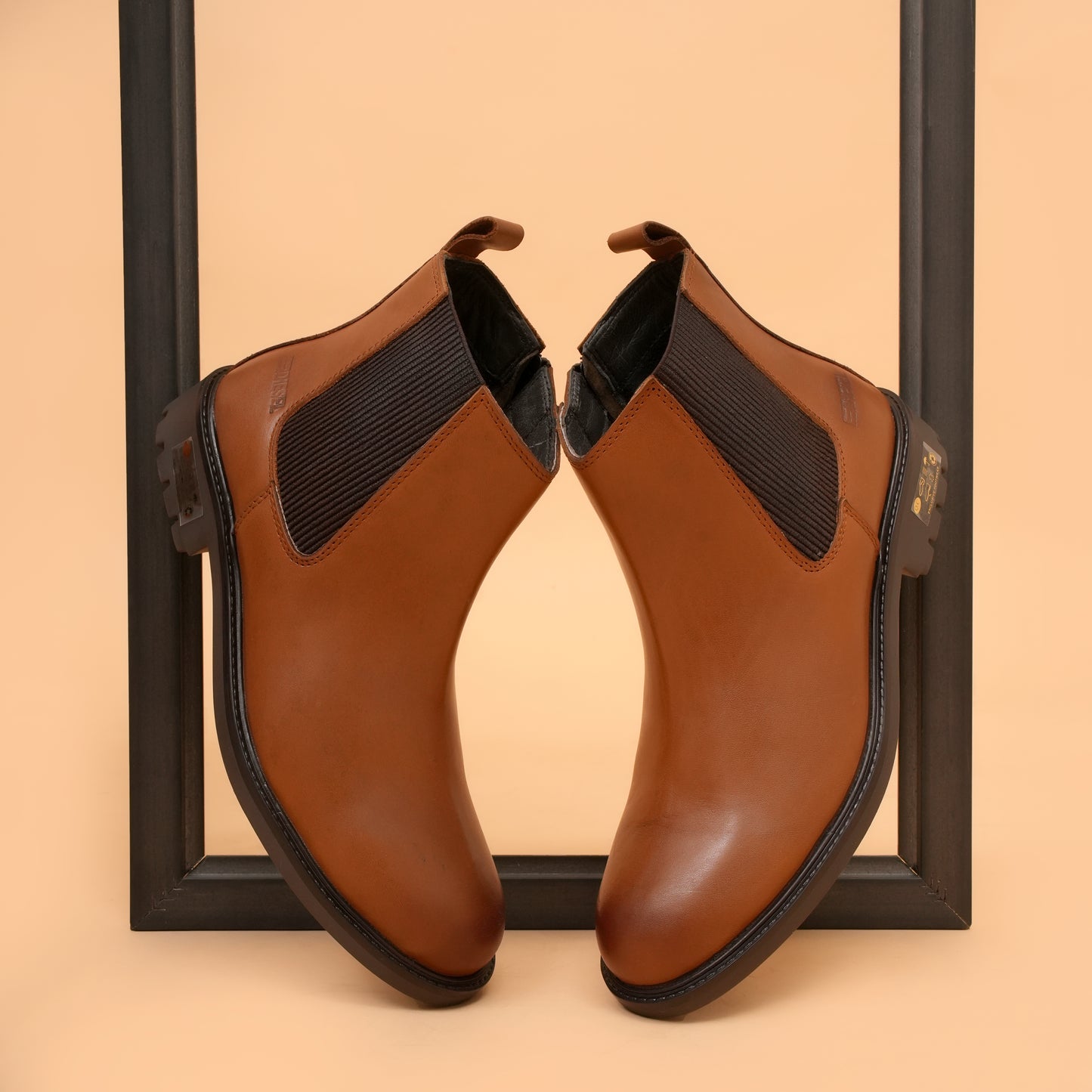 Chelsea Boots with Genuine Leather Upper