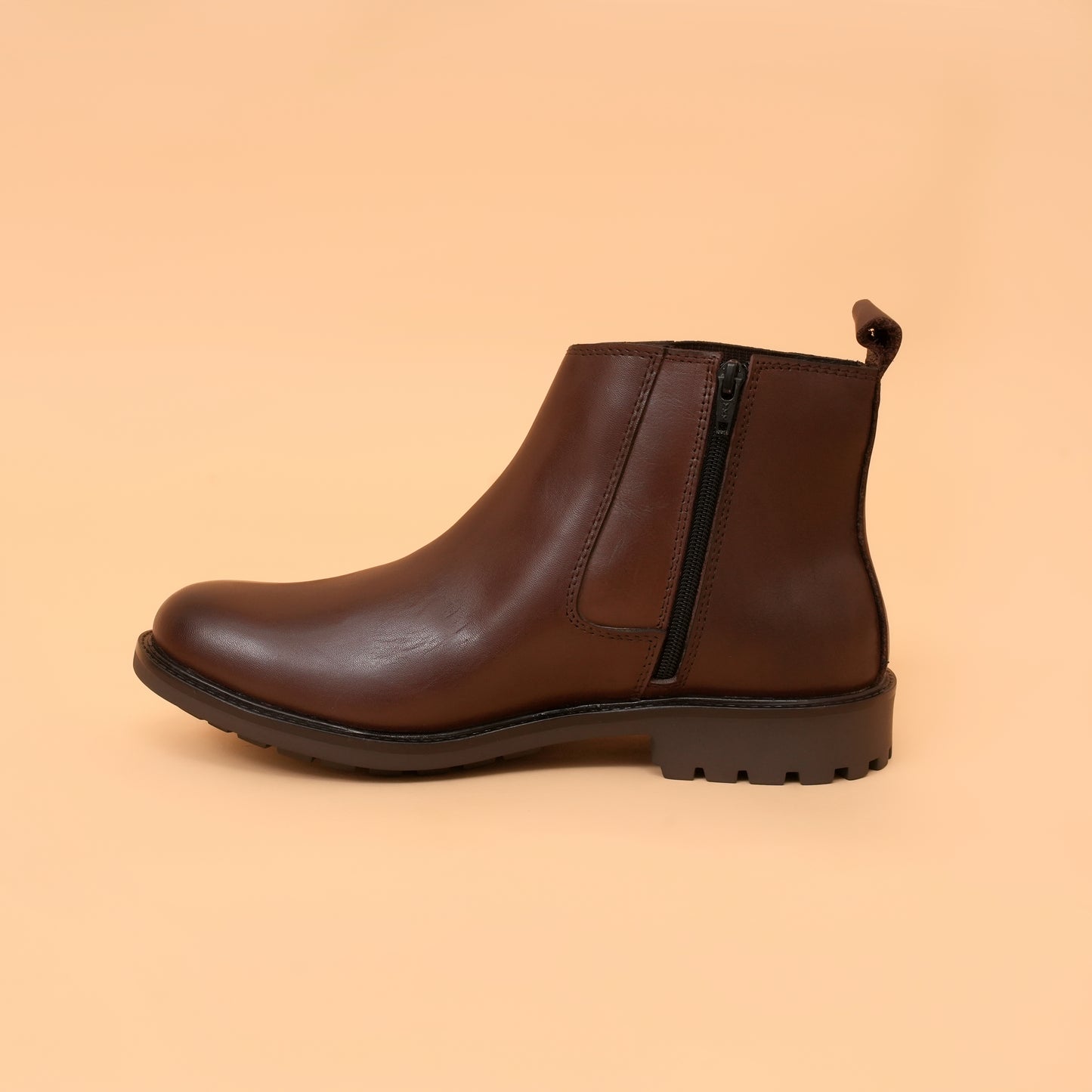 Chelsea Boots with Genuine Leather Upper
