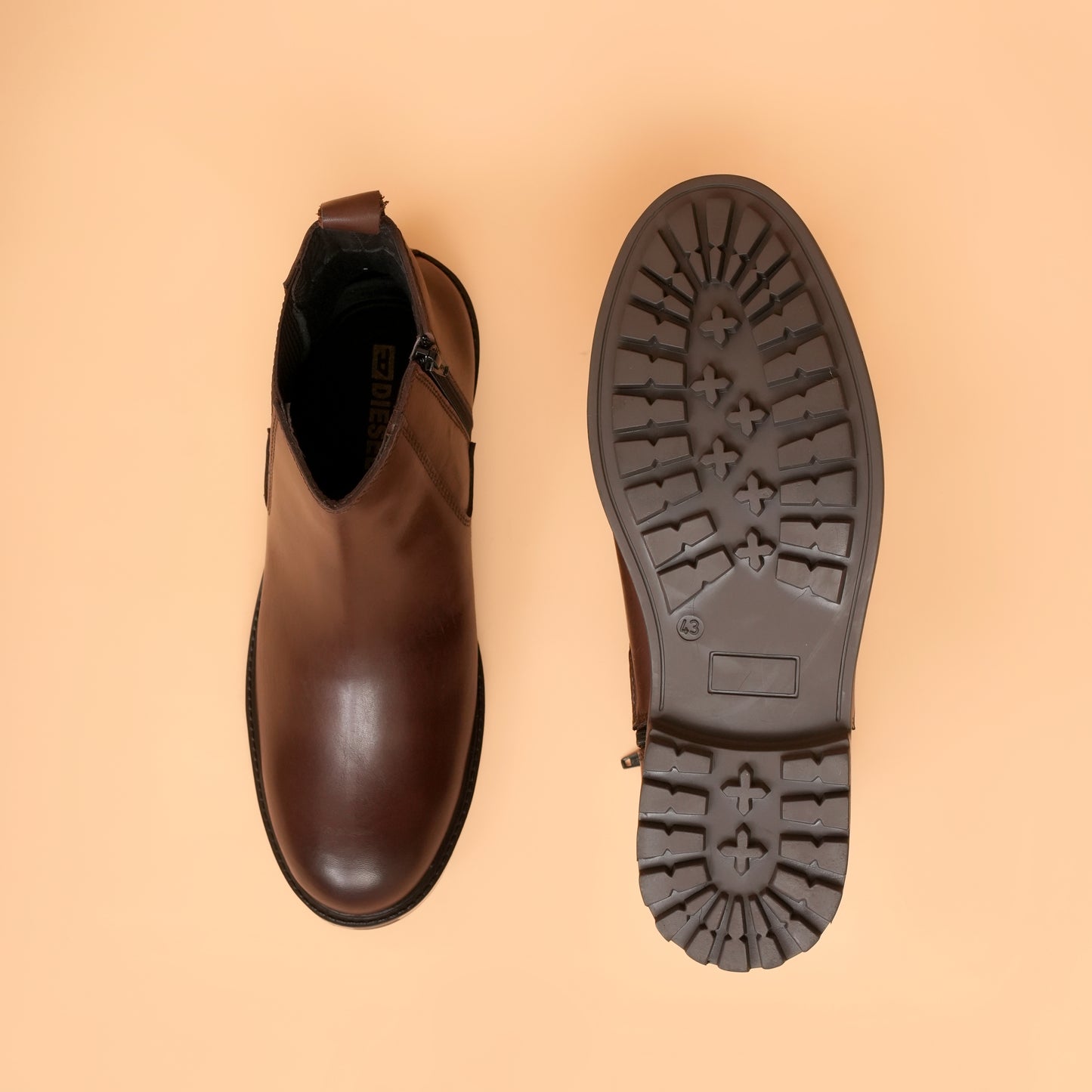 Chelsea Boots with Genuine Leather Upper