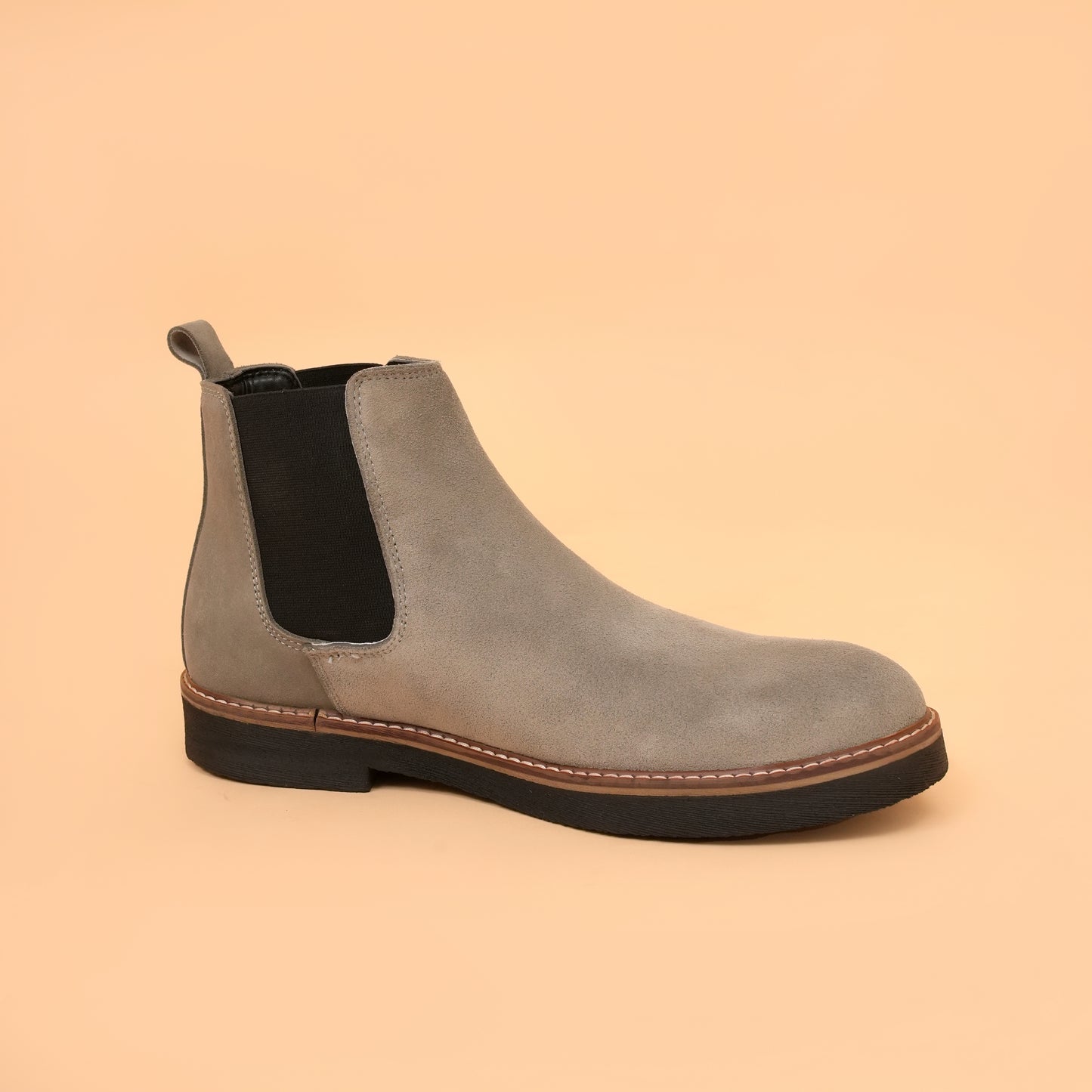 kickors Gainsboro - Men's Chelsea Boots with Genuine Suede Leather Upper