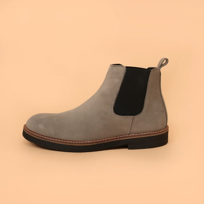 kickors Gainsboro - Men's Chelsea Boots with Genuine Suede Leather Upper