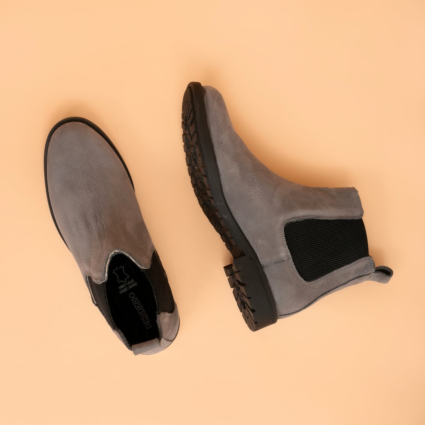 G.O.A.T Greay Extra Comfort - Men's Chelsea Boots with Genuine Suede Leather Upper