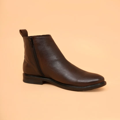 Chelsea Boots with Genuine Leather Upper