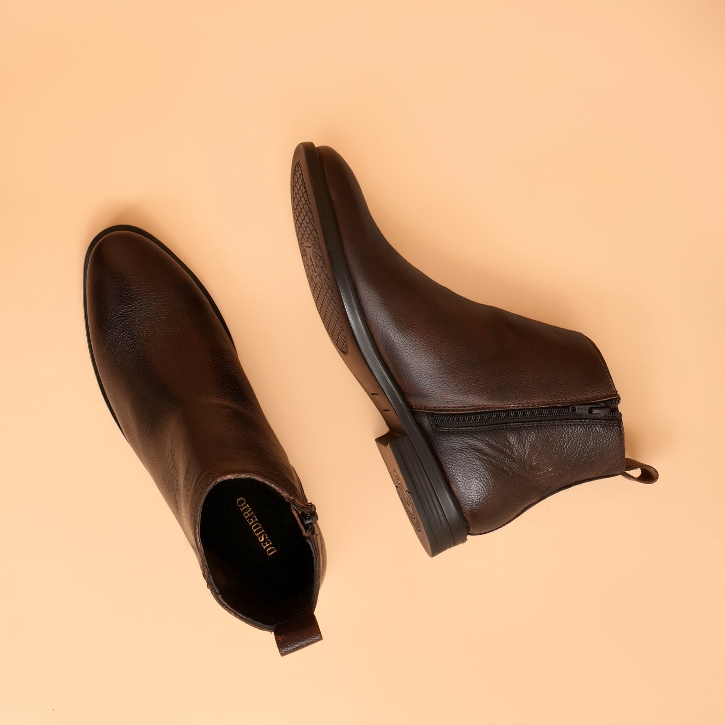 Chelsea Boots with Genuine Leather Upper