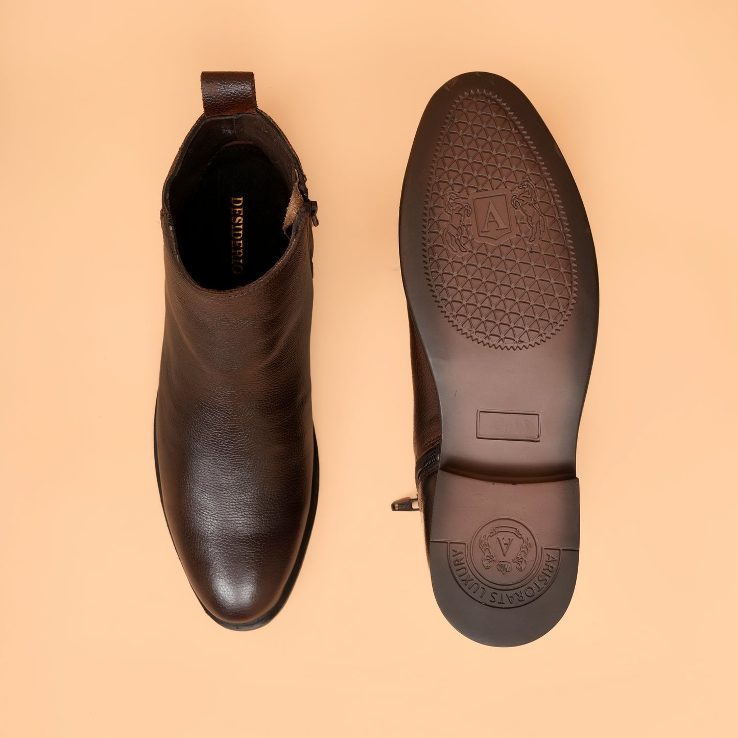 Chelsea Boots with Genuine Leather Upper