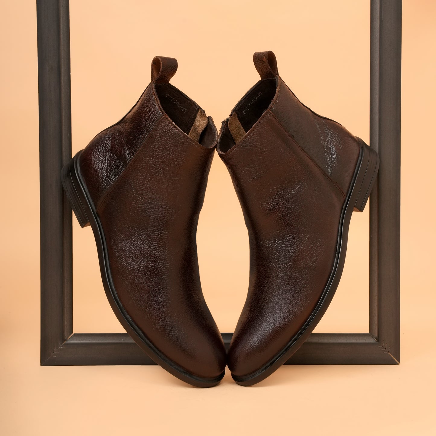 Chelsea Boots with Genuine Leather Upper