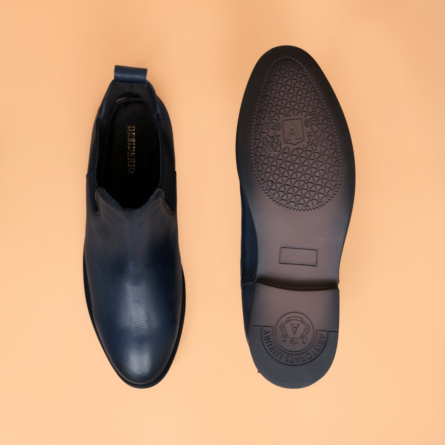 Chelsea Boots with Genuine Leather Upper