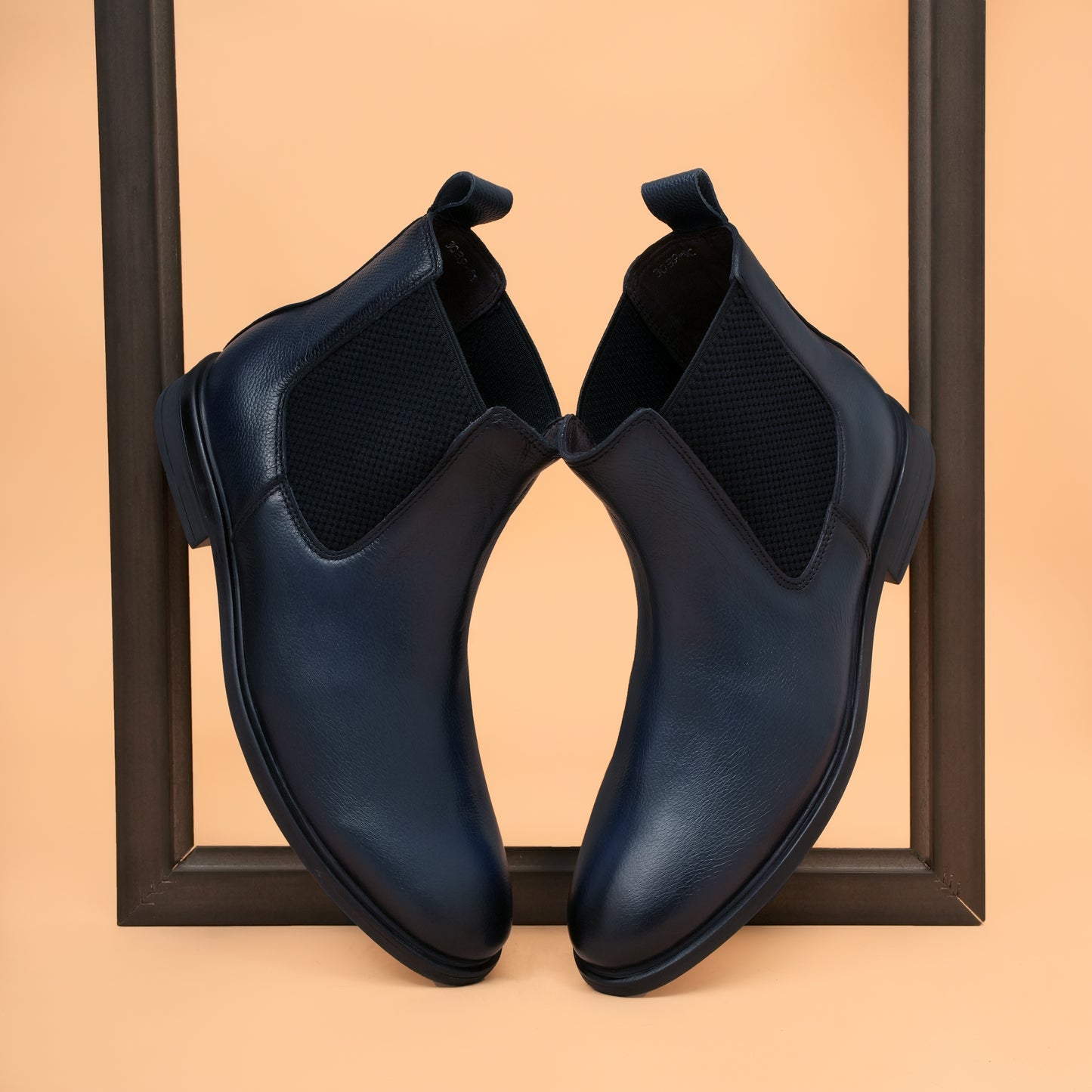 Chelsea Boots with Genuine Leather Upper