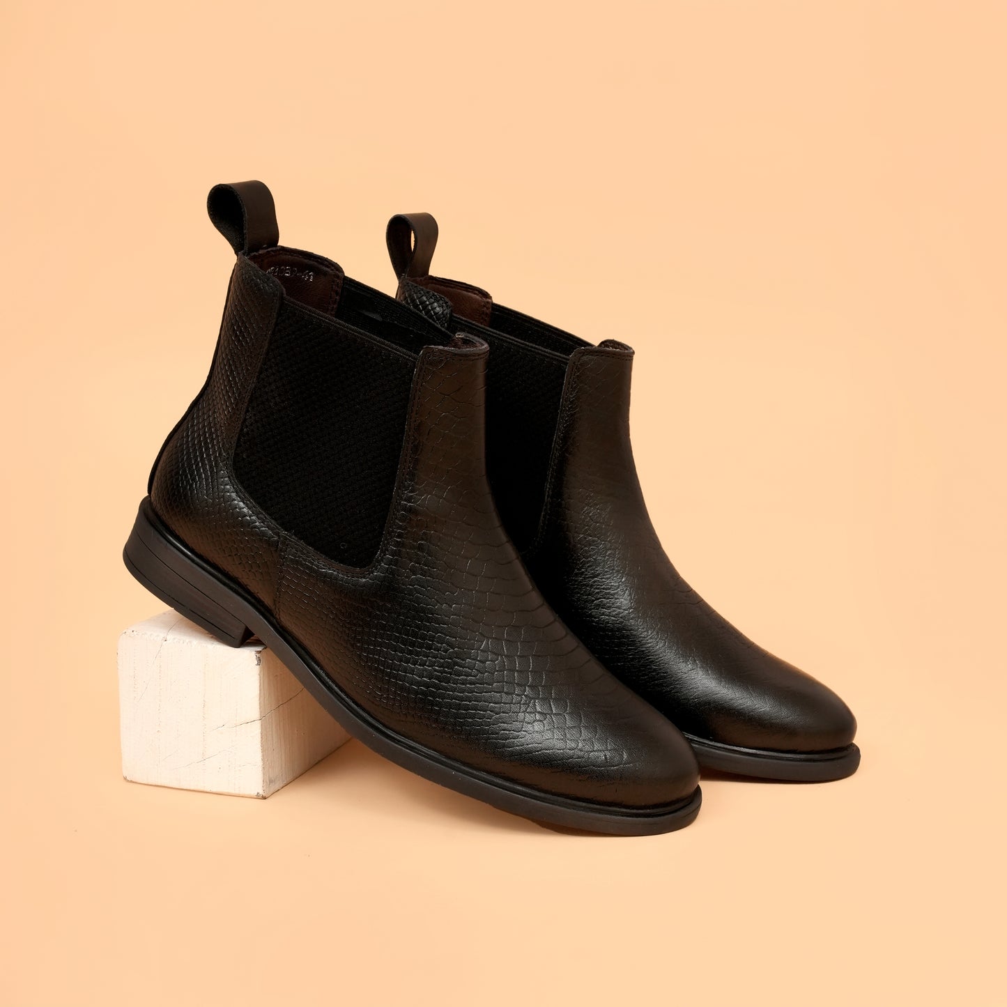 Chelsea Boots with Genuine Leather Upper