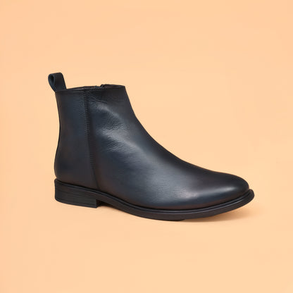 Chelsea Boots with Genuine Leather Upper