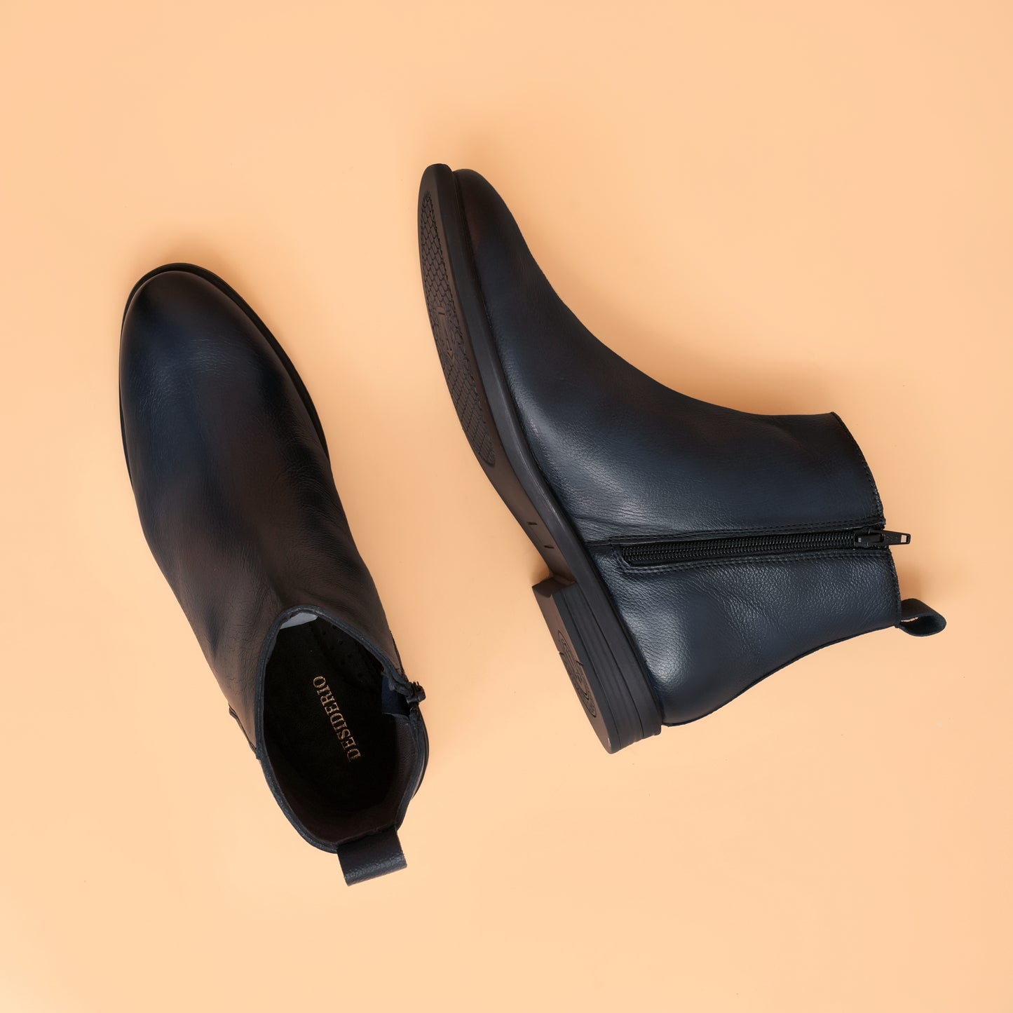 Chelsea Boots with Genuine Leather Upper