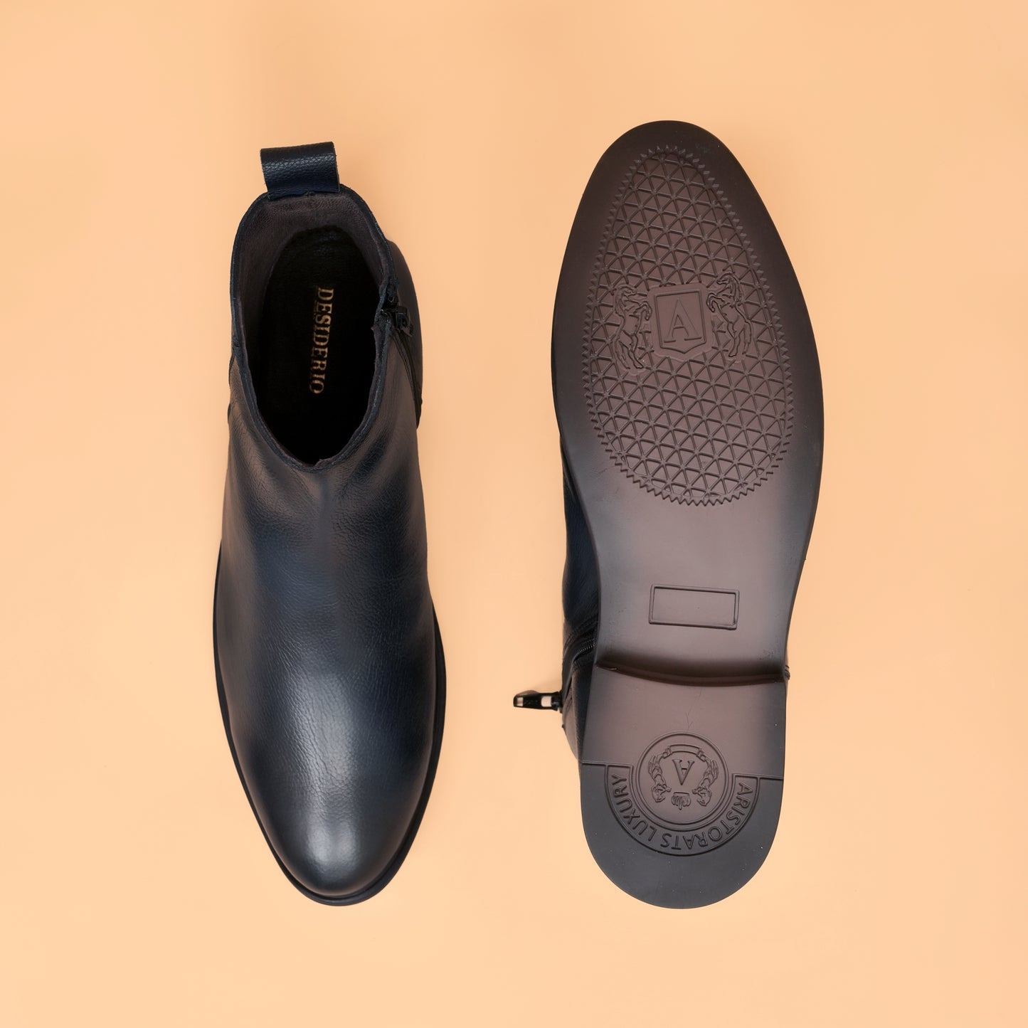 Chelsea Boots with Genuine Leather Upper