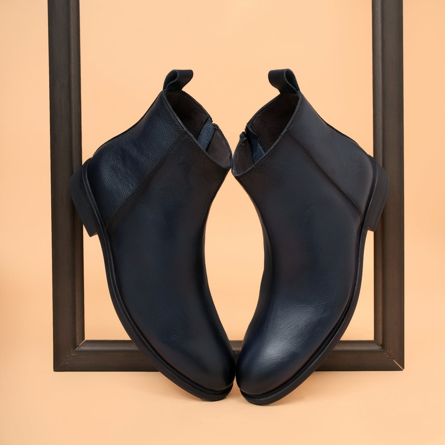 Chelsea Boots with Genuine Leather Upper