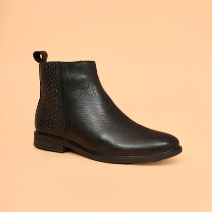 Chelsea Boots with Genuine Leather Upper