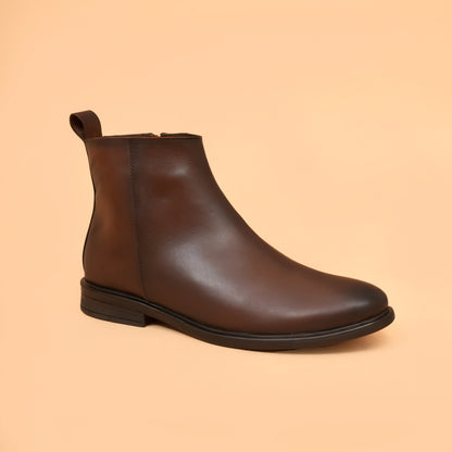 Chelsea Boots with Genuine Leather Upper