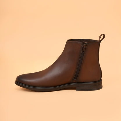 Chelsea Boots with Genuine Leather Upper