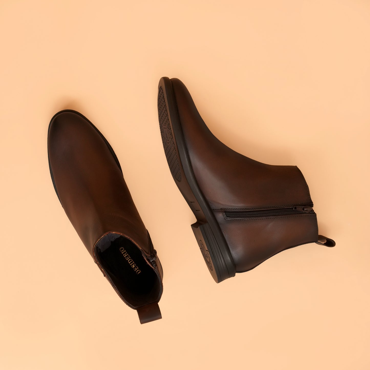 Chelsea Boots with Genuine Leather Upper
