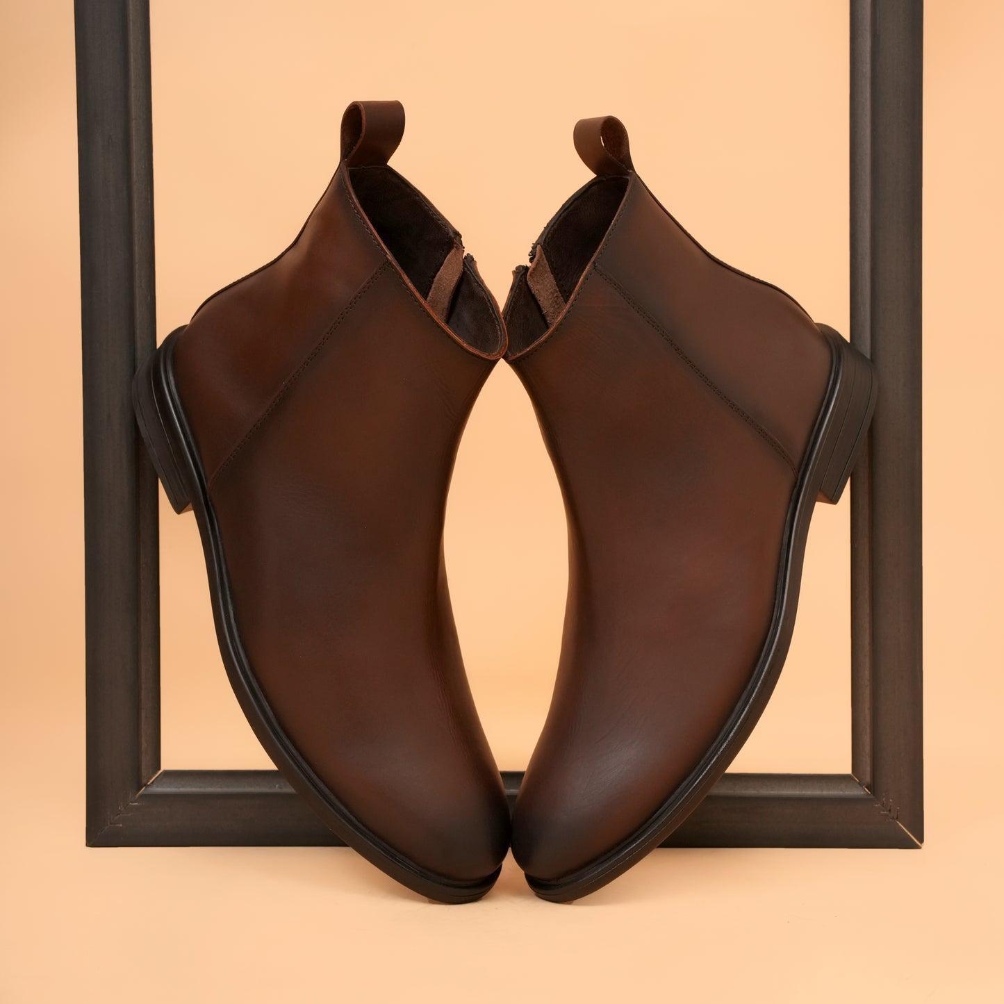 Chelsea Boots with Genuine Leather Upper