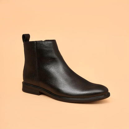 Chelsea Boots with Genuine Leather Upper