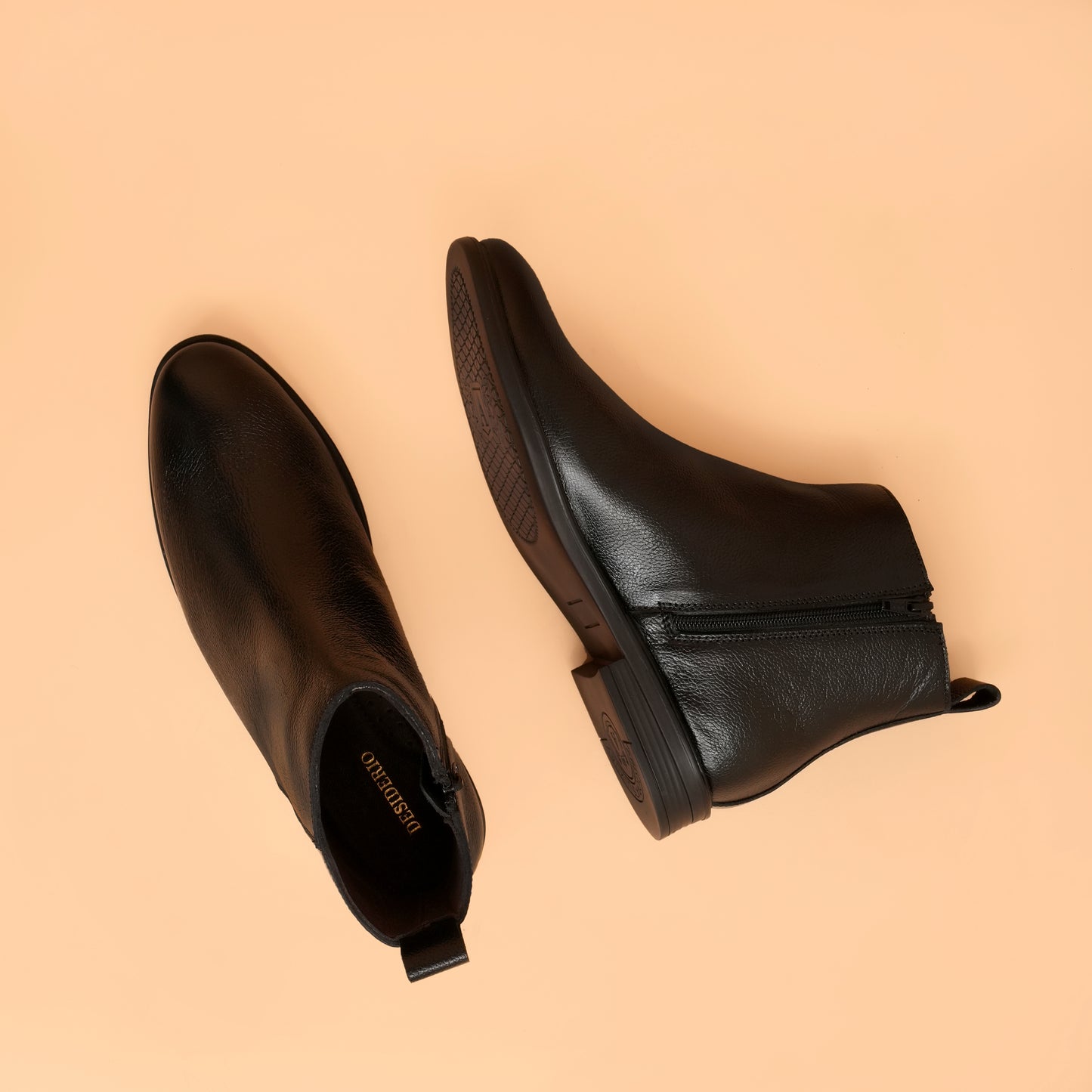 Chelsea Boots with Genuine Leather Upper