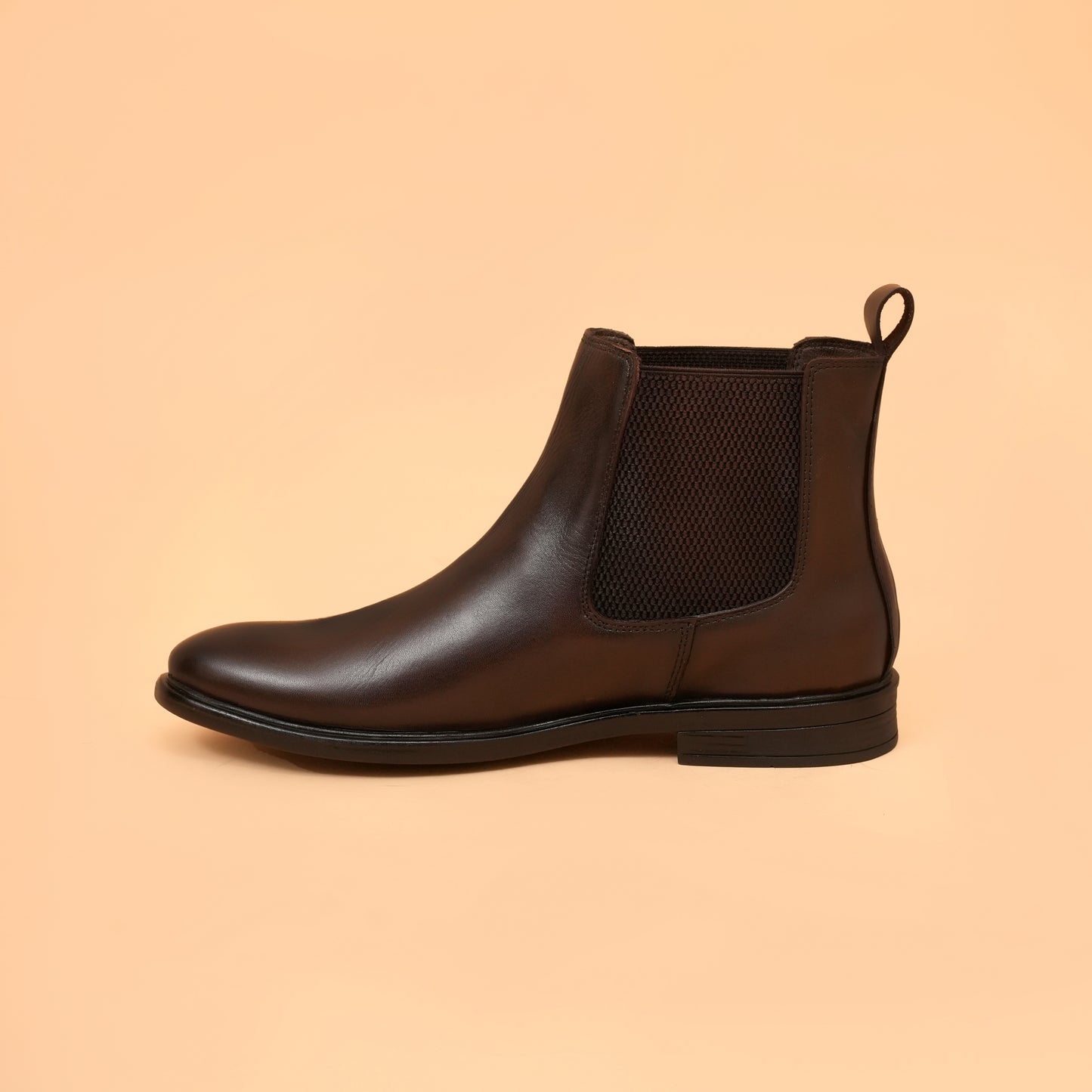 Chelsea Boots with Genuine Leather Upper