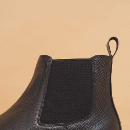 Chelsea Boots with Genuine Leather Upper