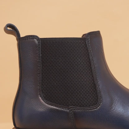 Chelsea Boots with Genuine Leather Upper