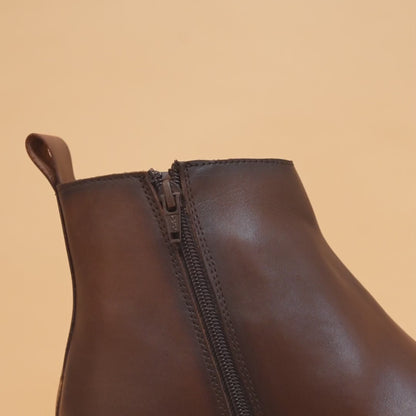 Chelsea Boots with Genuine Leather Upper