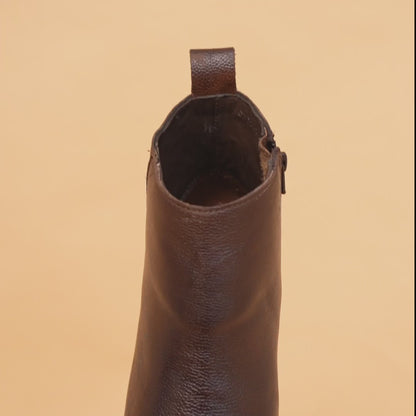 Chelsea Boots with Genuine Leather Upper