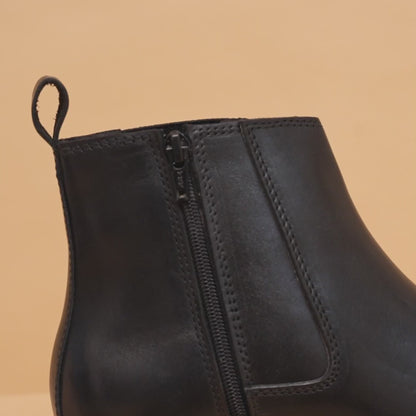 Chelsea Boots with Genuine Leather Upper